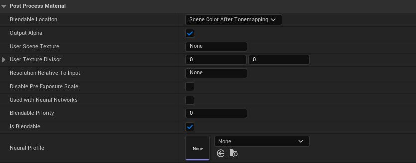 Blend Mode = Opaque, Output Alpha enabled