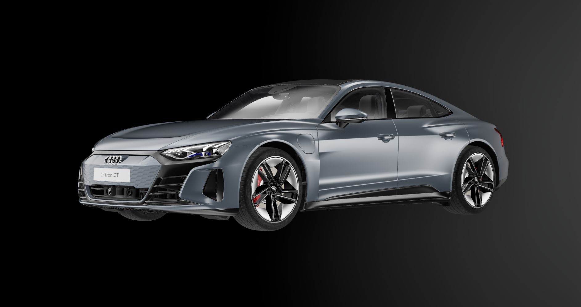 Photoreal Unreal Engine automotive design review — a high-end vehicle scene streamed from a cloud RTX GPU.